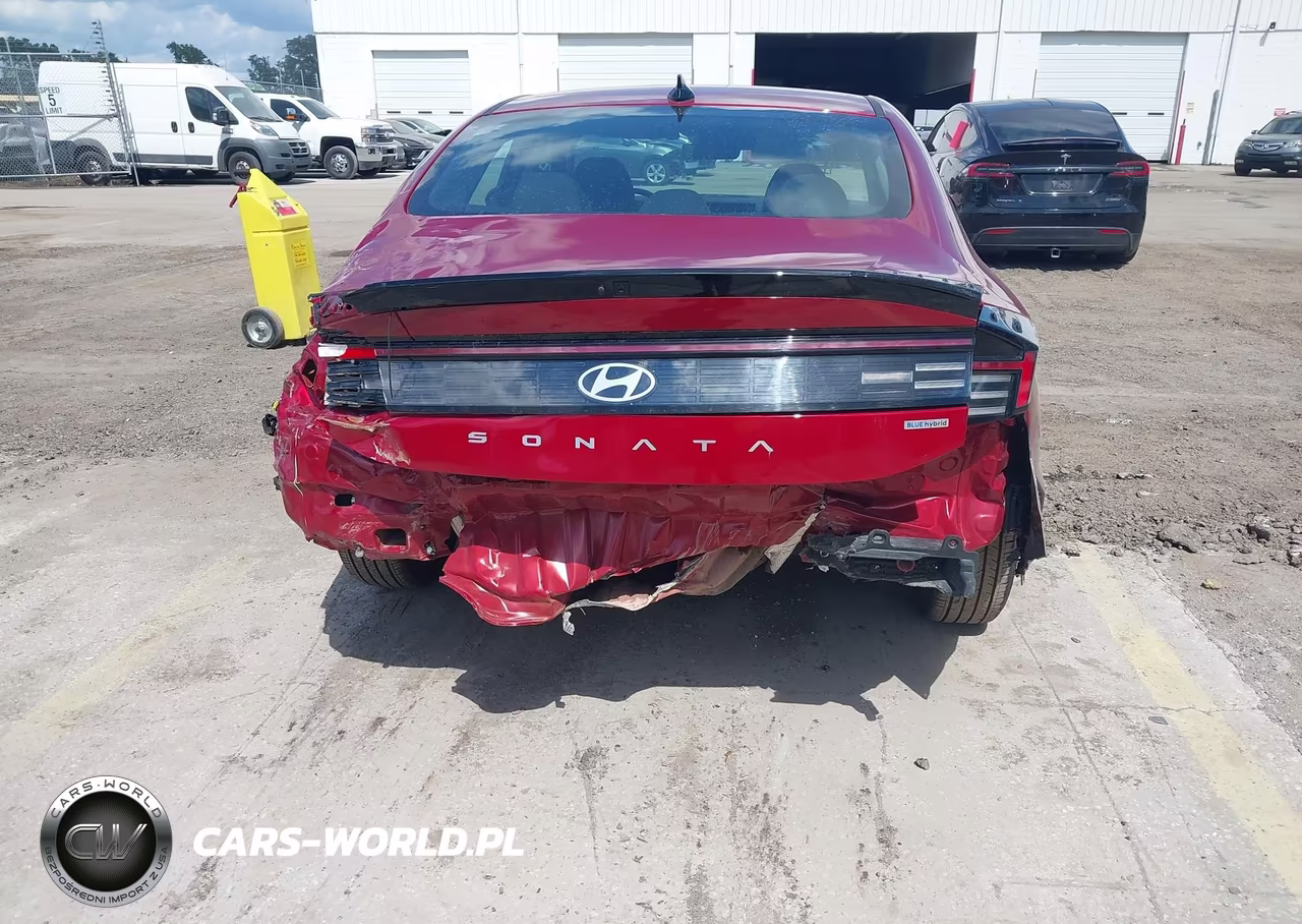 2026 Hyundai Sonata Hybrid Blue VIN:KMHL24JJ8TA138417 - 6