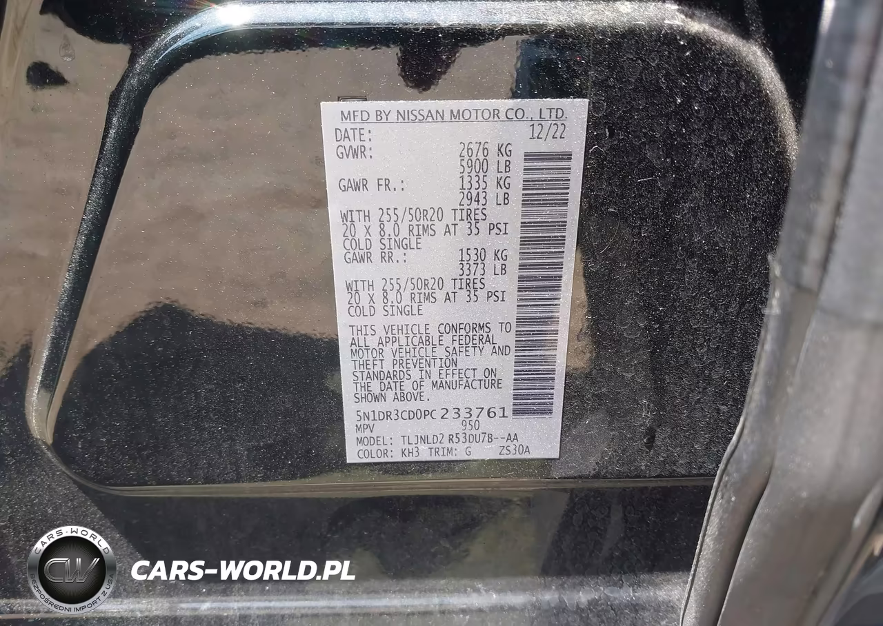2023 Nissan Pathfinder Sl 4Wd VIN:5N1DR3CD0PC233761 - 9