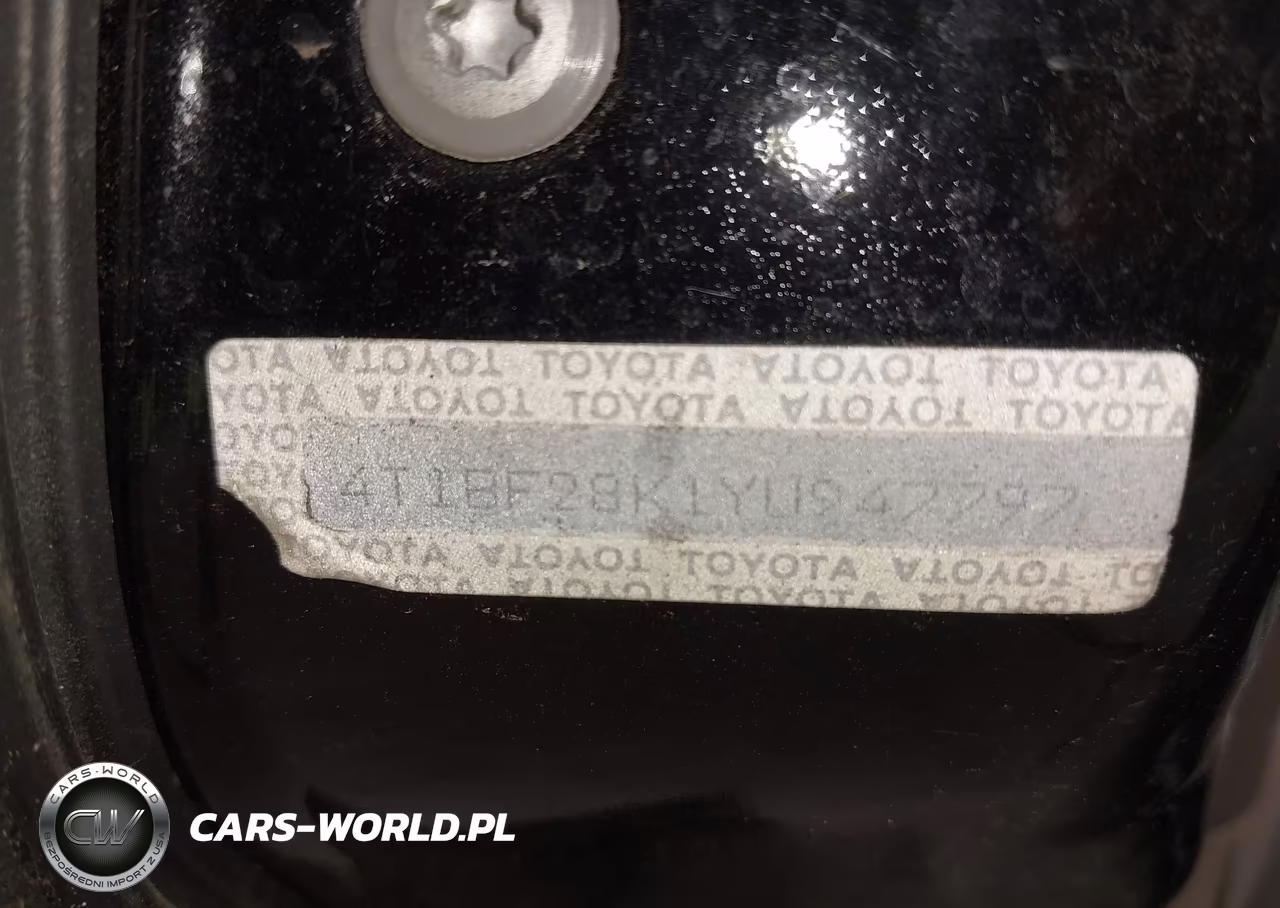2000 Toyota Camry Le V6 VIN:4T1BF28K1YU947797 - 9