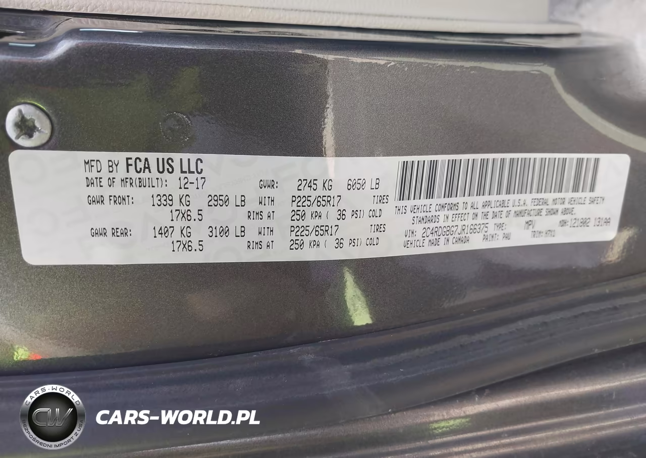 2018 Dodge Grand Caravan Se VIN:2C4RDGBG7JR166375 - 9