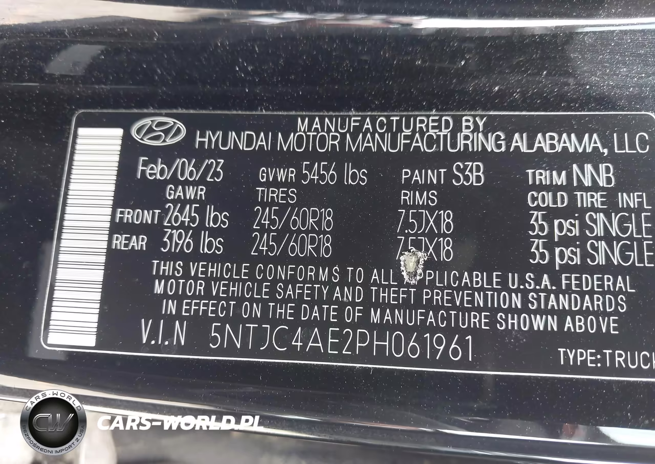 2023 Hyundai Santa Cruz Sel VIN:5NTJC4AE2PH061961 - 9