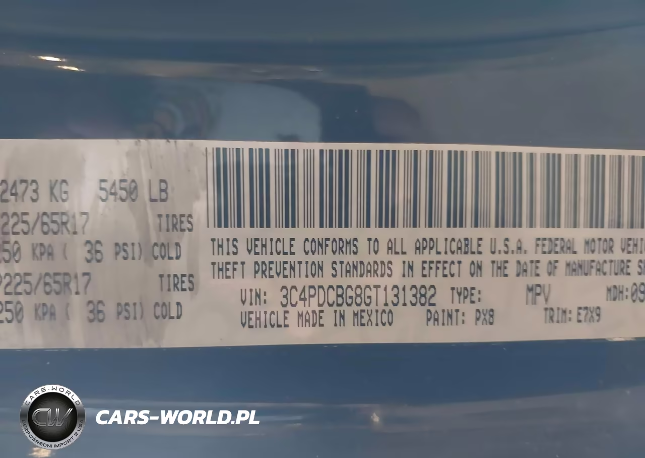 2016 Dodge Journey Sxt VIN:3C4PDCBG8GT131382 - 9