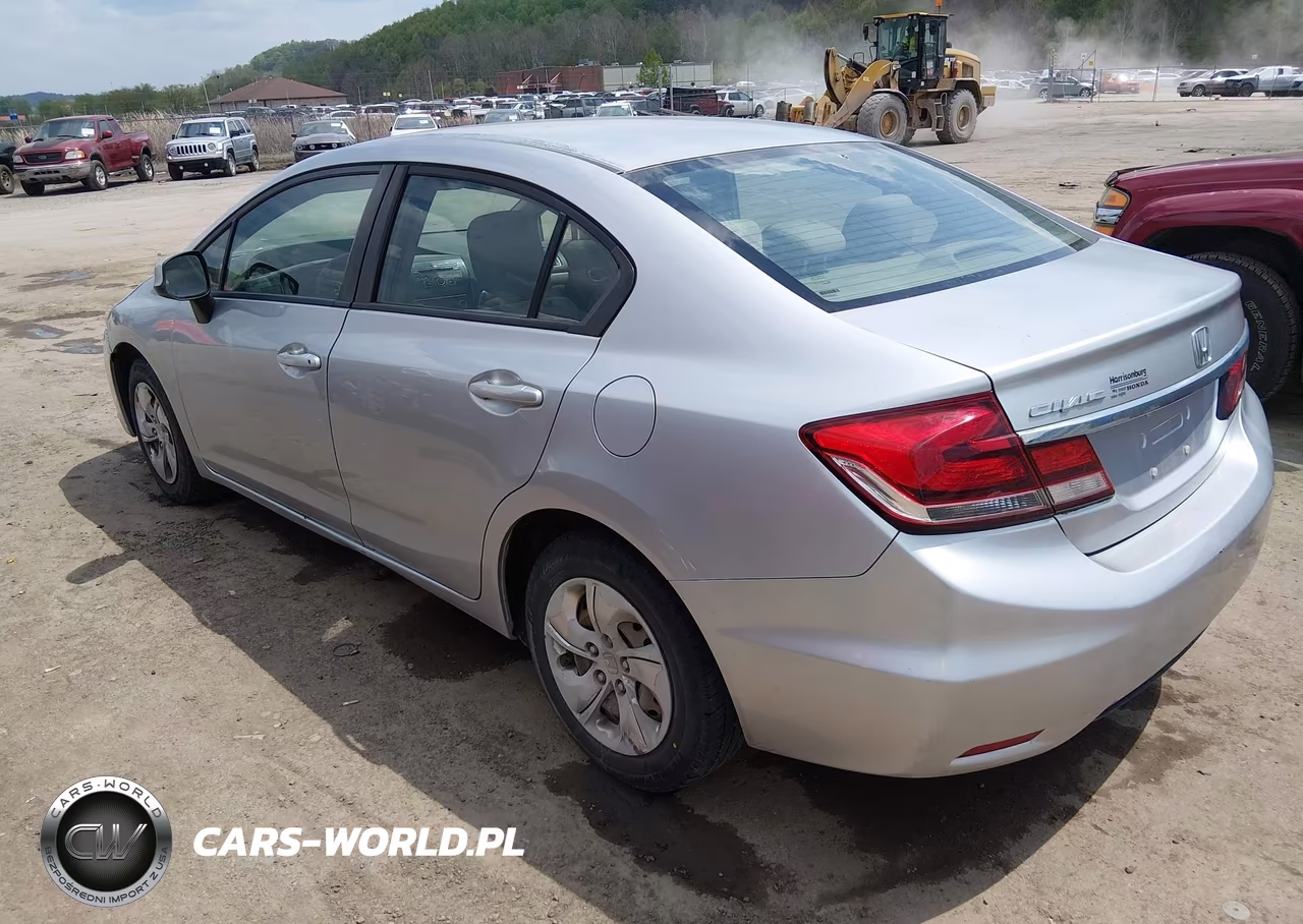 2013 Honda Civic Lx VIN:2HGFB2F58DH546373 - 3