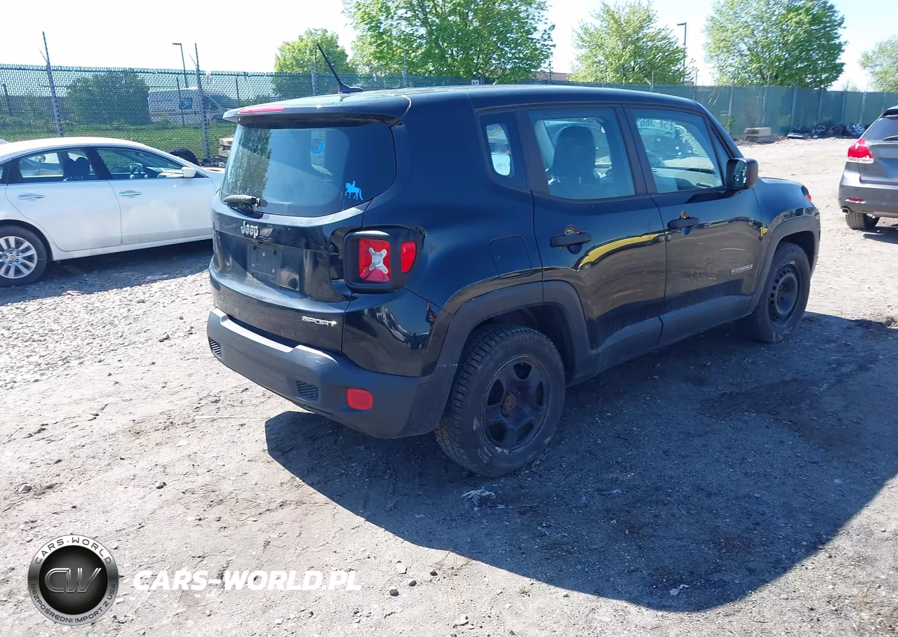 2017 Jeep Renegade Sport Fwd VIN:ZACCJAAB7HPE66904 - 4