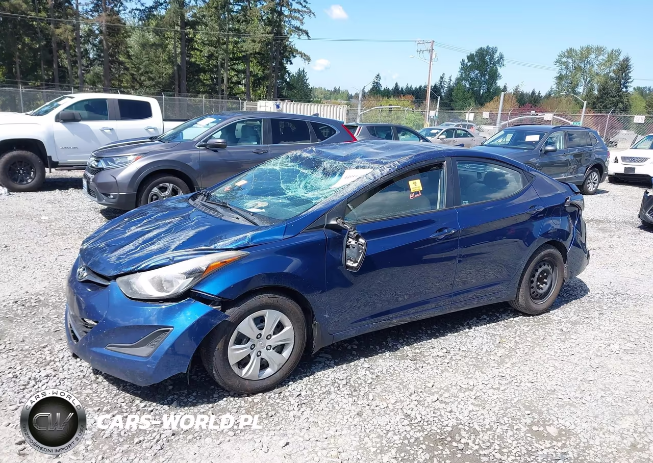 2016 Hyundai Elantra Se VIN:5NPDH4AE3GH780780 - 2