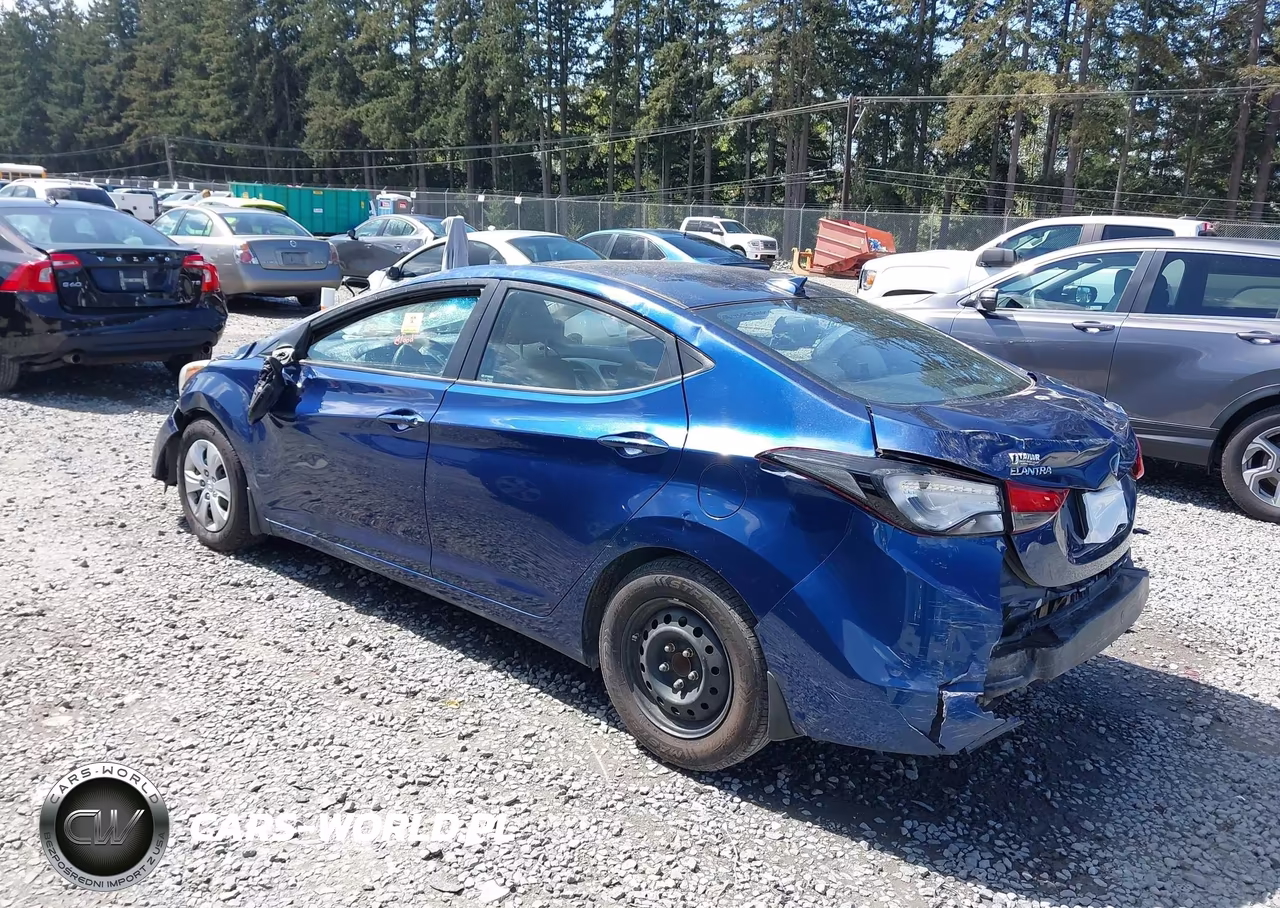 2016 Hyundai Elantra Se VIN:5NPDH4AE3GH780780 - 3