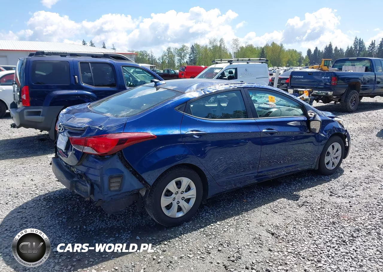 2016 Hyundai Elantra Se VIN:5NPDH4AE3GH780780 - 4