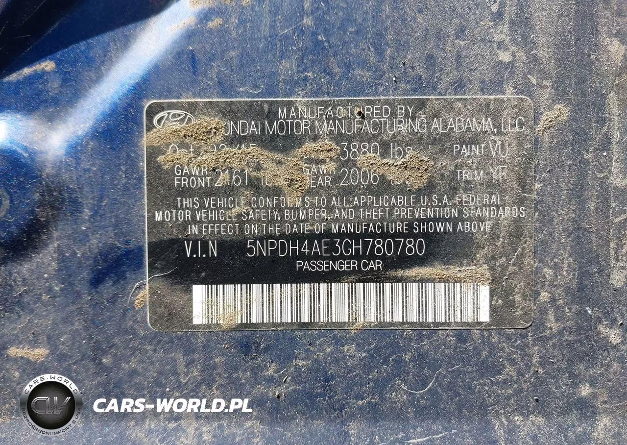 2016 Hyundai Elantra Se VIN:5NPDH4AE3GH780780 - 9