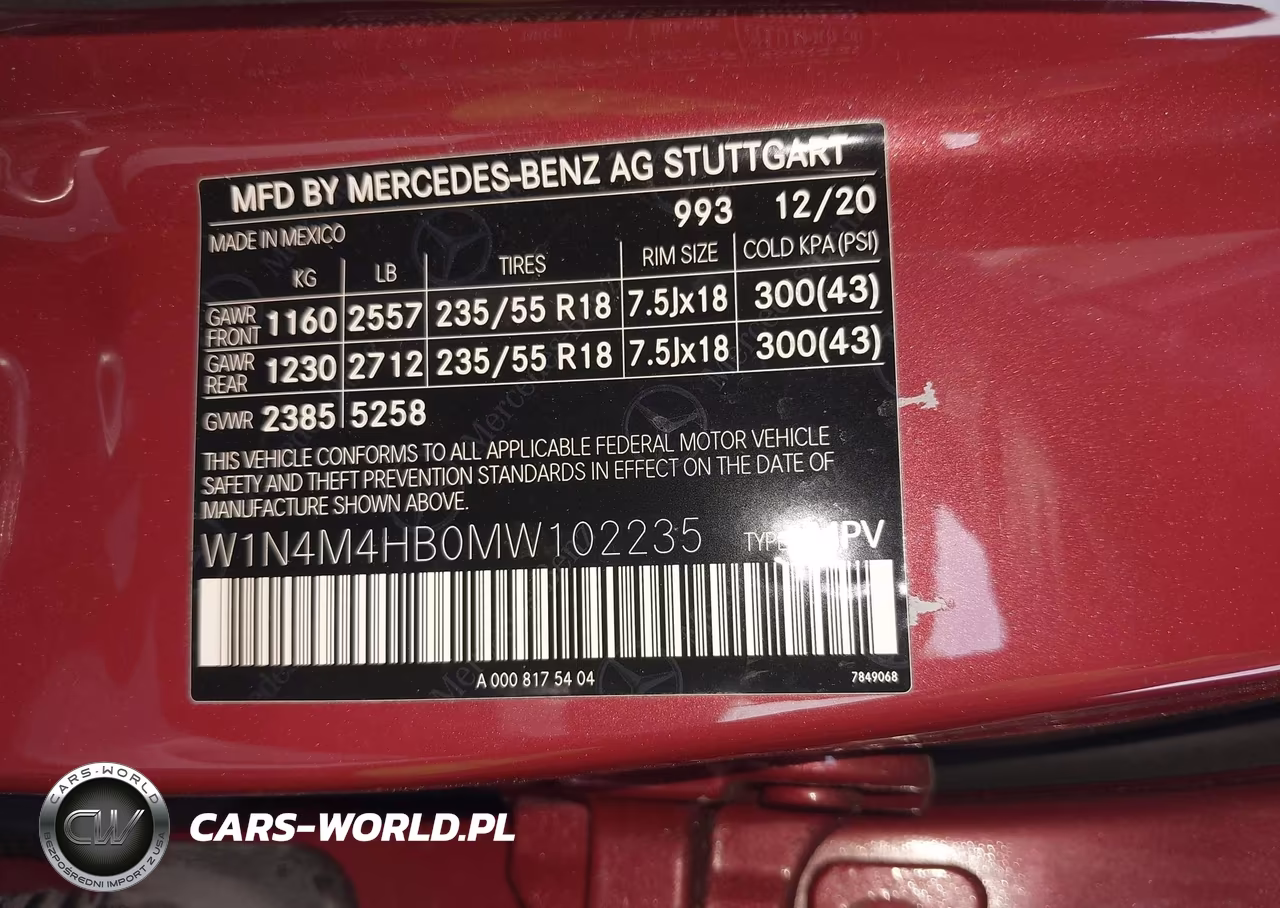 2021 Mercedes-Benz Glb 250 4Matic VIN:W1N4M4HB0MW102235 - 9
