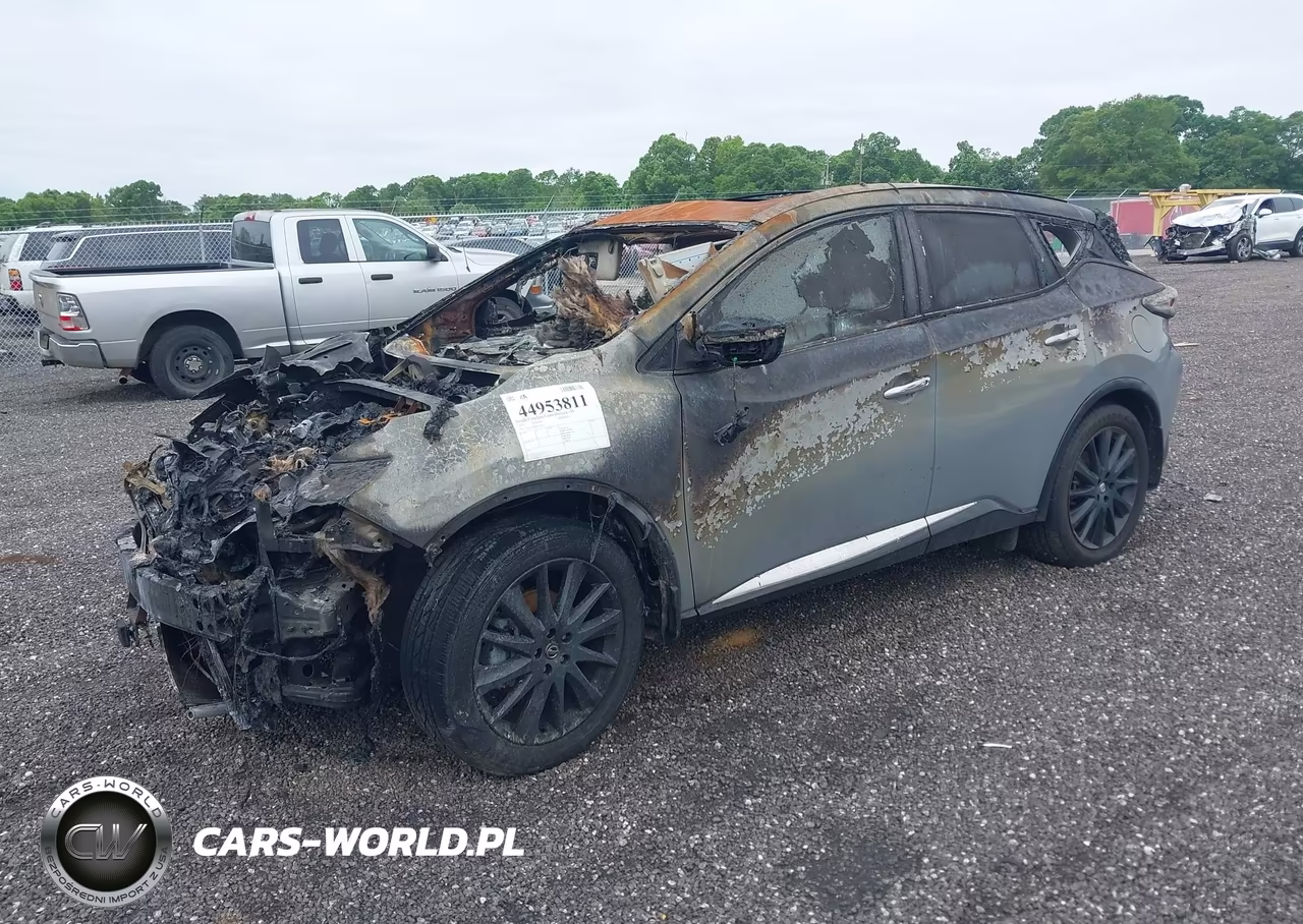 2021 Nissan Murano Sl Fwd VIN:5N1AZ2CJ8MC139125 - 2