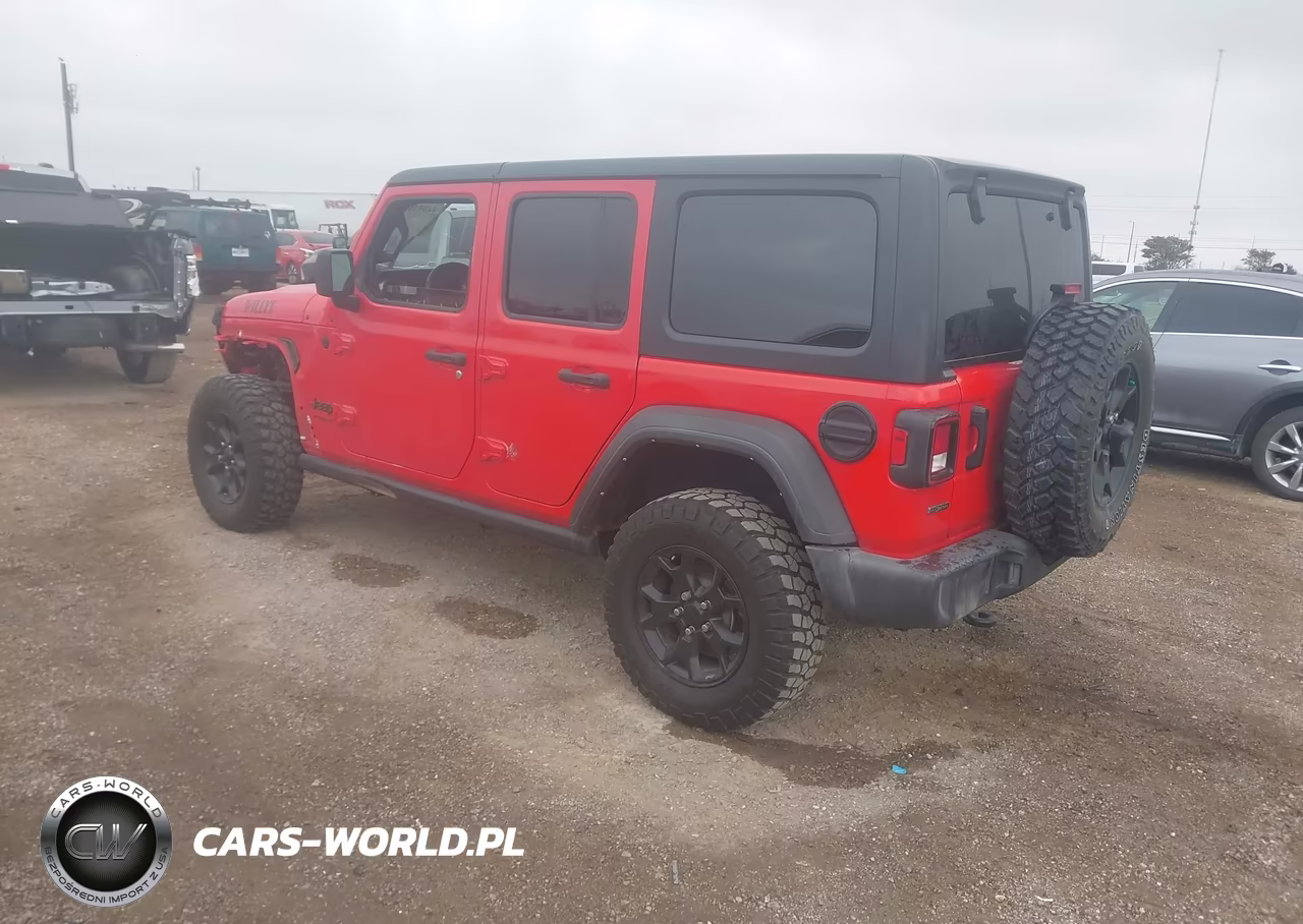 2022 Jeep Wrangler Unlimited Willys 4X4 VIN:1C4HJXDM9NW143796 - 3