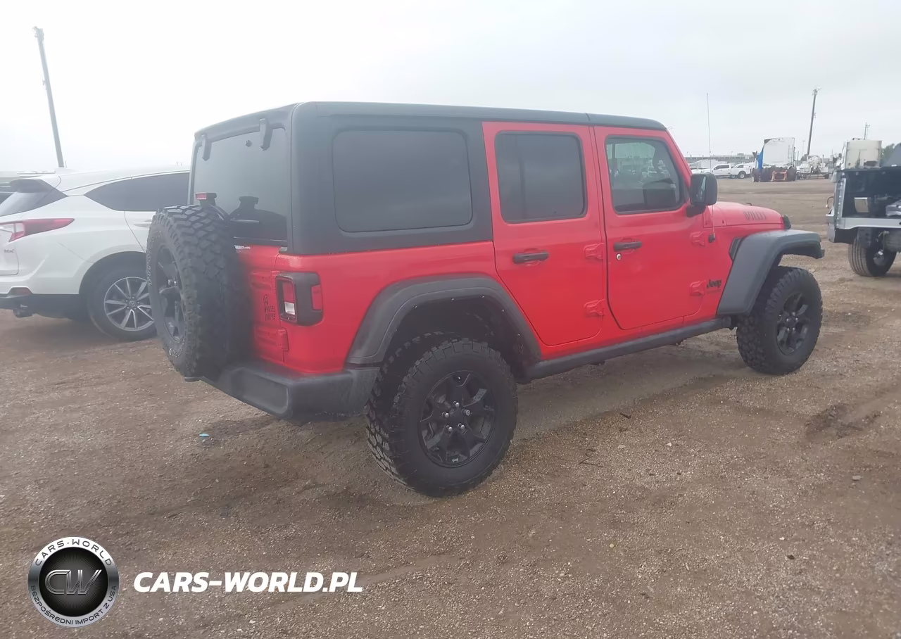 2022 Jeep Wrangler Unlimited Willys 4X4 VIN:1C4HJXDM9NW143796 - 4