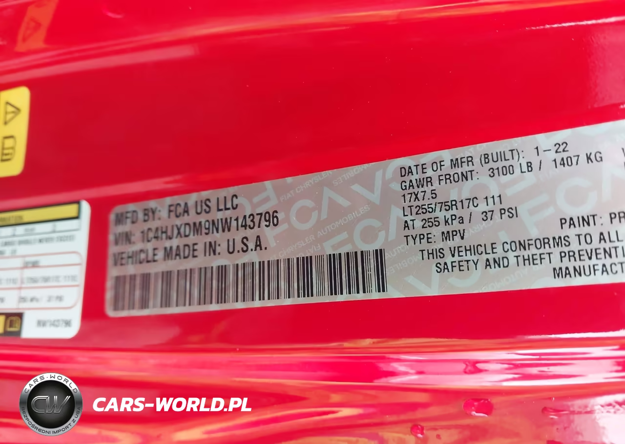 2022 Jeep Wrangler Unlimited Willys 4X4 VIN:1C4HJXDM9NW143796 - 9