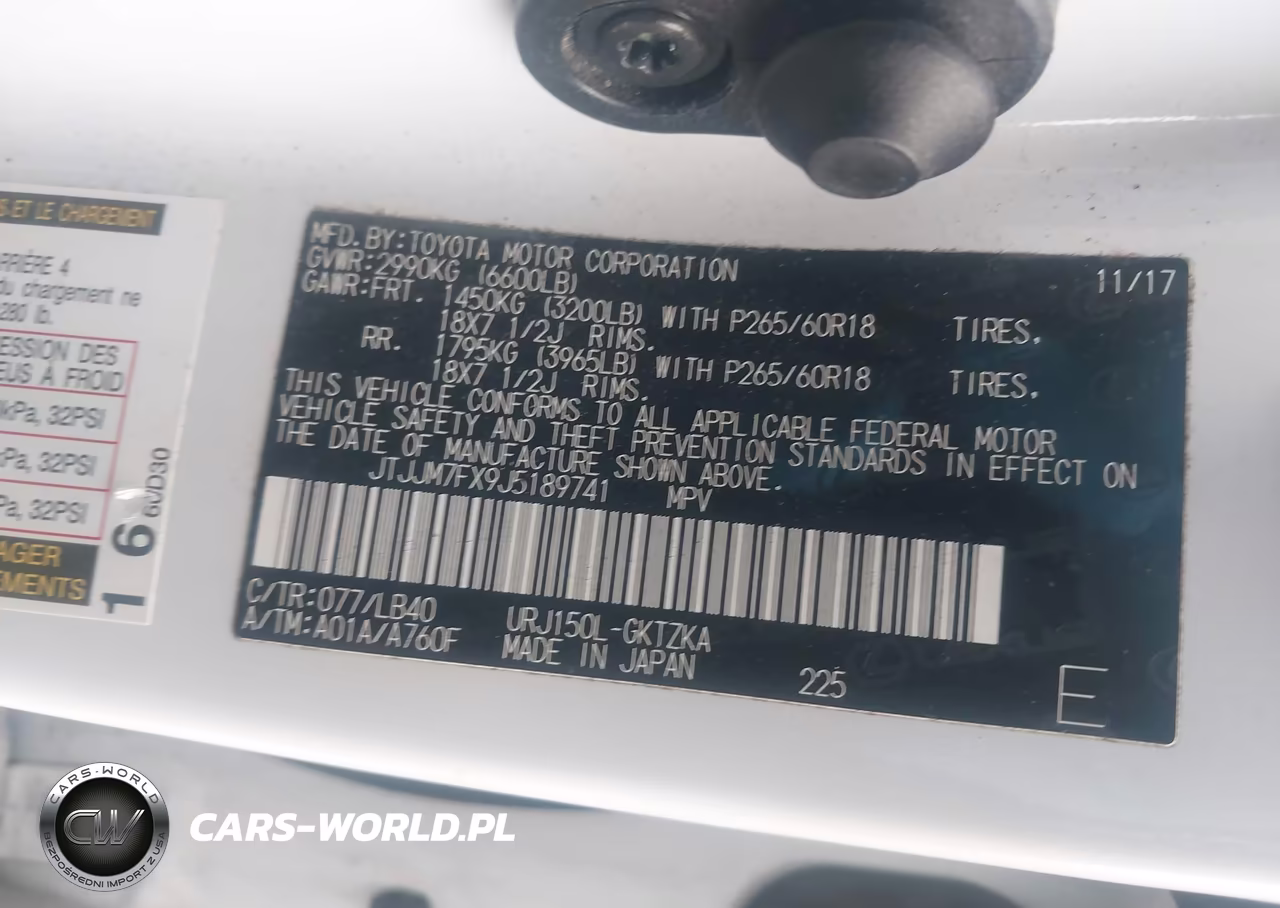 2018 Lexus Gx 460 Luxury VIN:JTJJM7FX9J5189741 - 9