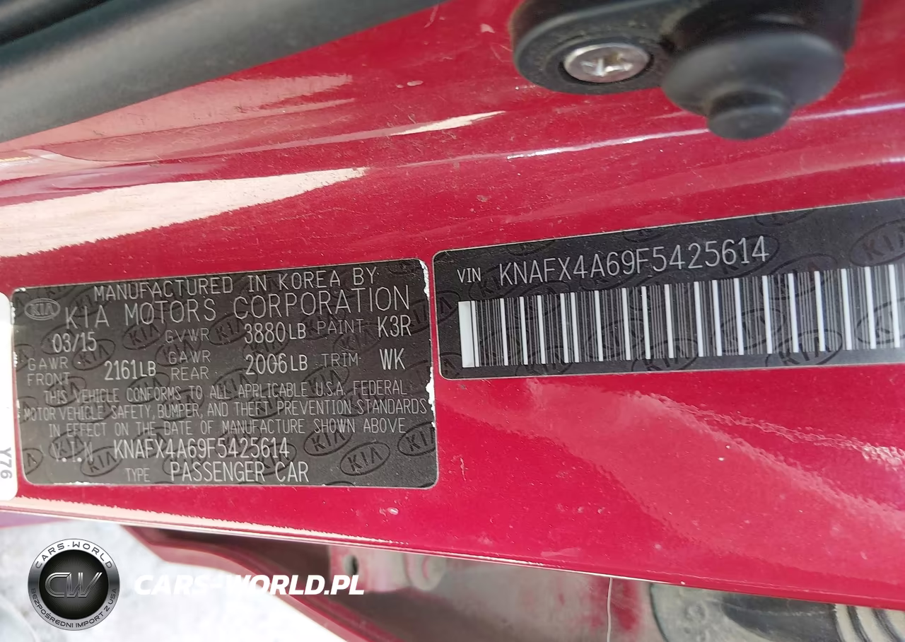2015 Kia Forte Lx VIN:KNAFX4A69F5425614 - 9