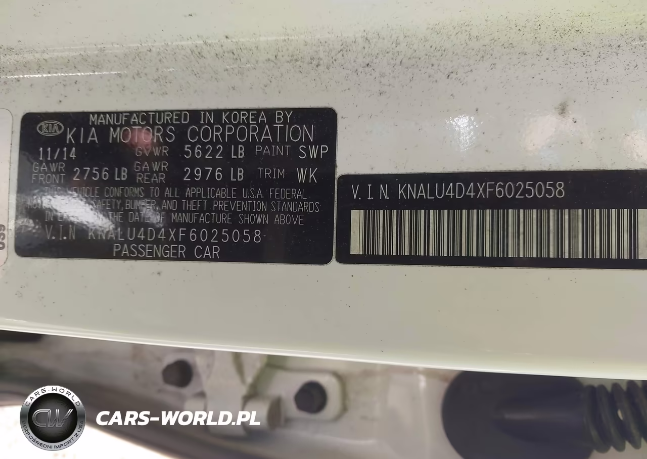 2015 Kia K900 Premium VIN:KNALU4D4XF6025058 - 9