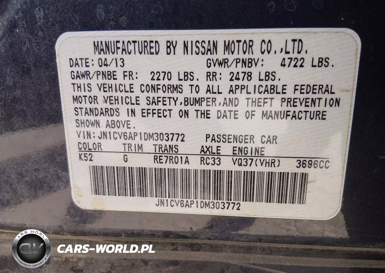 2013 Infiniti G37 Journey VIN:JN1CV6AP1DM303772 - 9