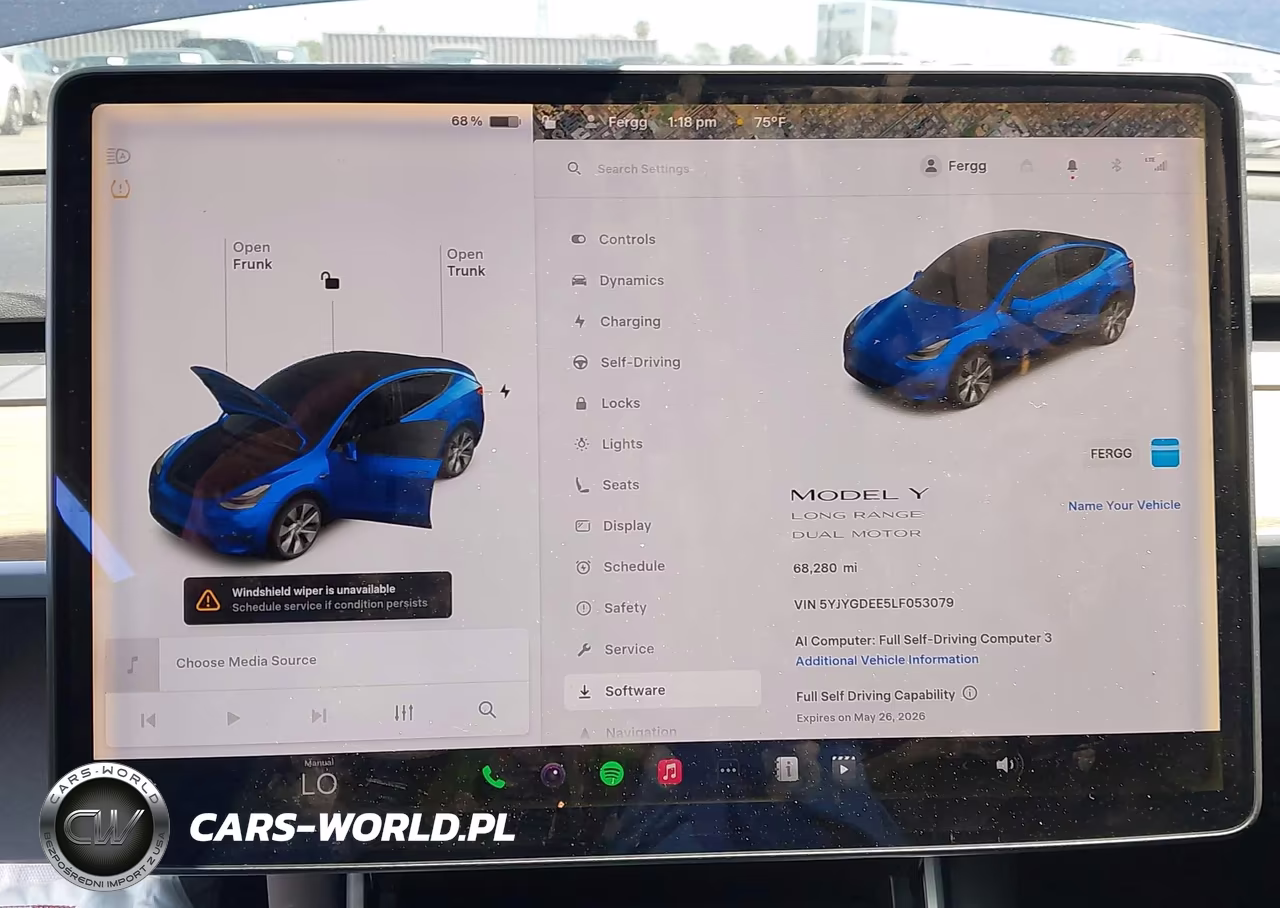 2020 Tesla Model Y Long Range Dual Motor All-Wheel Drive VIN:5YJYGDEE5LF053079 - 7
