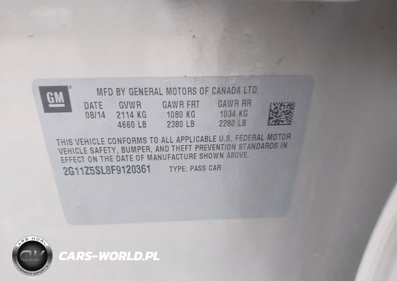 2015 Chevrolet Impala Ls VIN:2G11Z5SL8F9120361 - 9