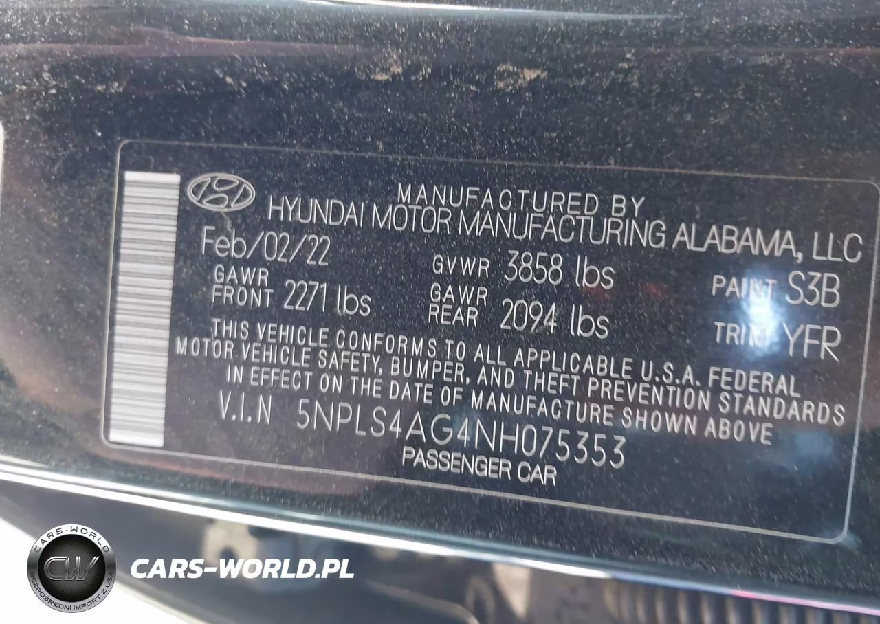 2022 Hyundai Elantra Sel VIN:5NPLS4AG4NH075353 - 9