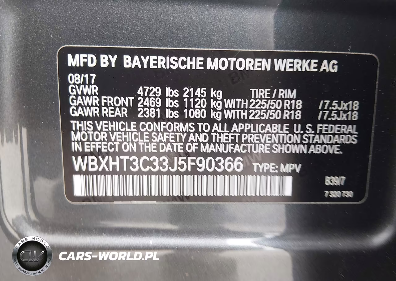 2018 BMW X1 xDrive28I VIN:WBXHT3C33J5F90366 - 9