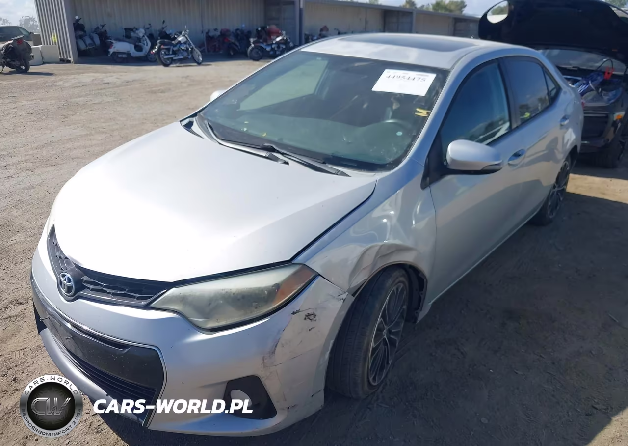 2015 Toyota Corolla S Plus VIN:5YFBURHE8FP290519 - 2