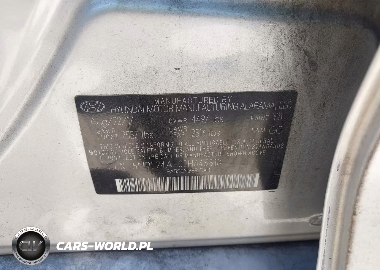2018 Hyundai Sonata Se VIN:5NPE24AF0JH643818 - 9