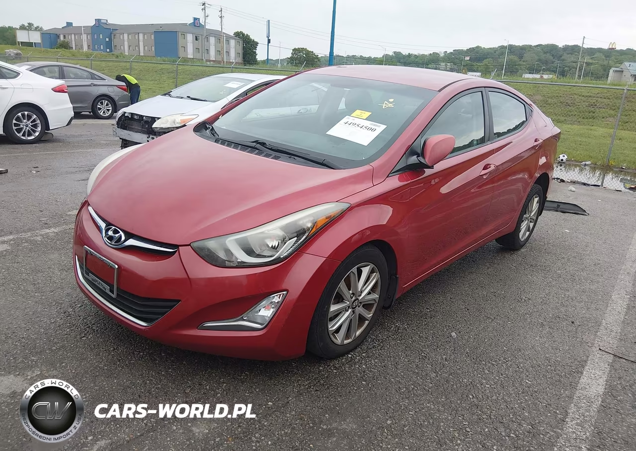 2015 Hyundai Elantra Se VIN:KMHDH4AEXFU225633 - 2
