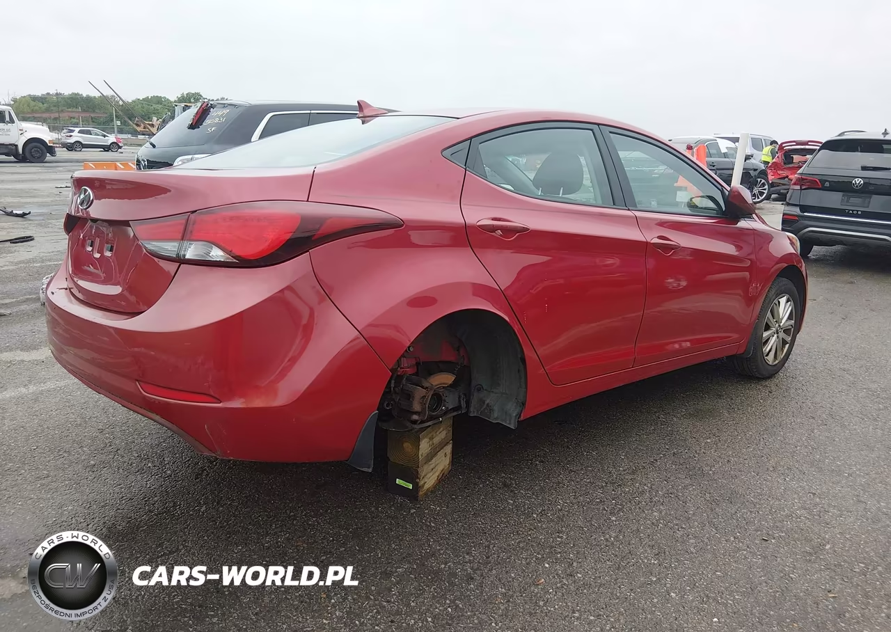 2015 Hyundai Elantra Se VIN:KMHDH4AEXFU225633 - 4