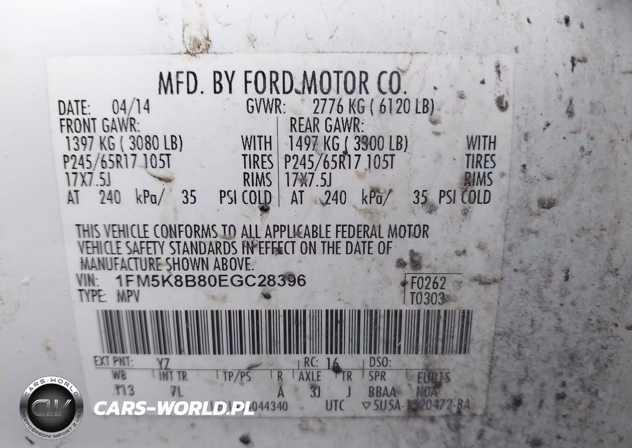 2014 Ford Explorer VIN:1FM5K8B80EGC28396 - 9