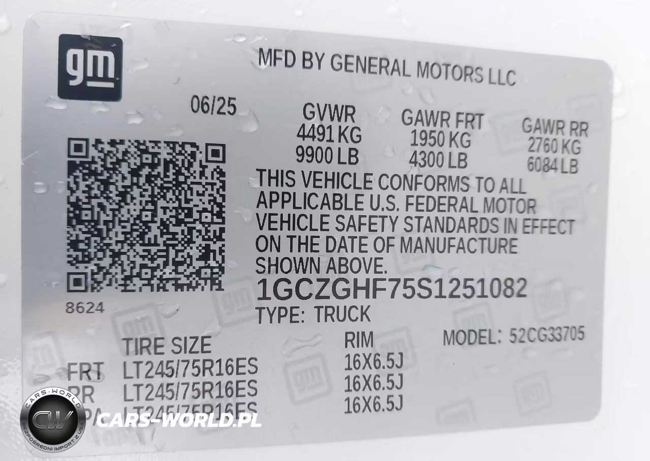 2025 Chevrolet Express Cargo Rwd 3500 Extended Wheelbase Wt VIN:1GCZGHF75S1251082 - 9