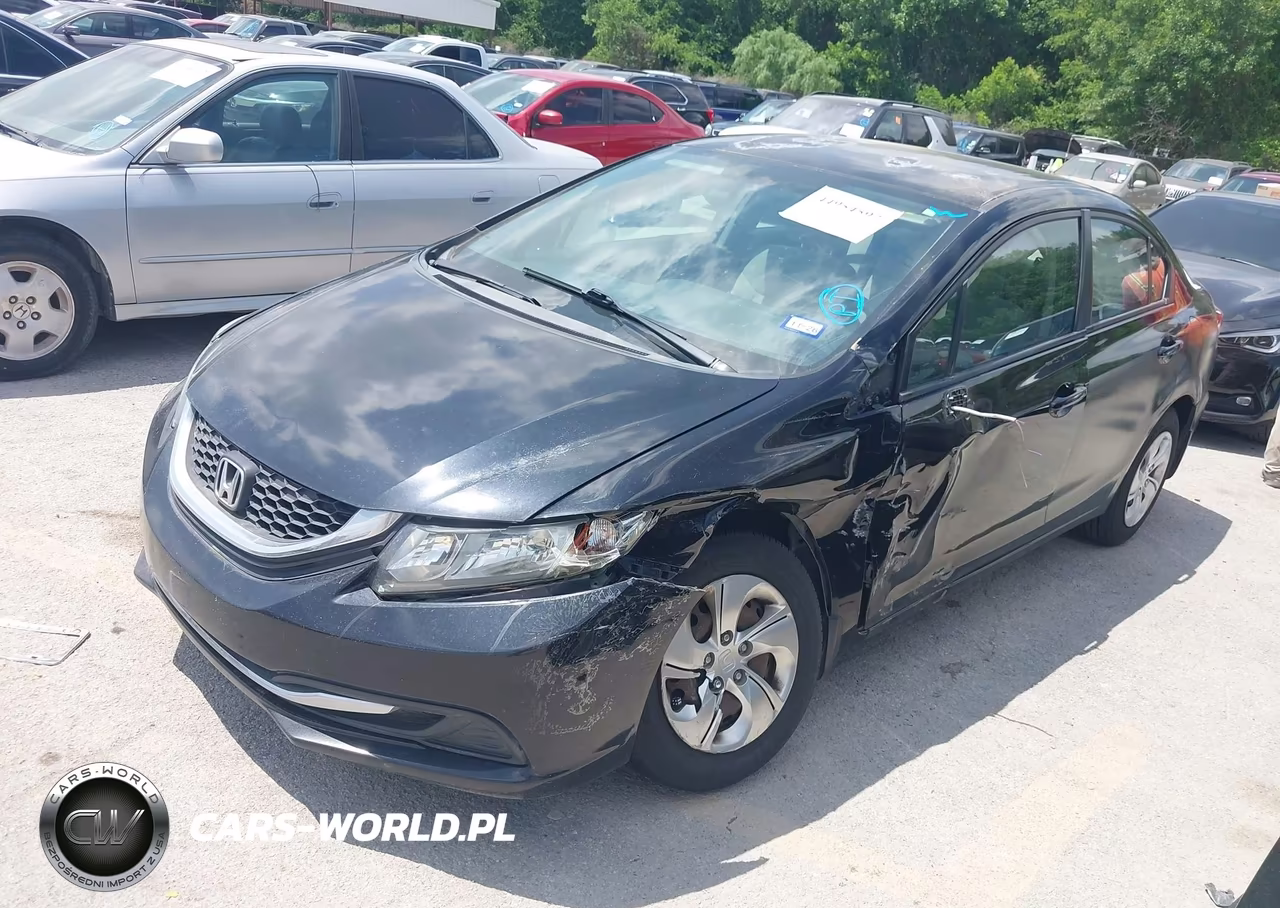 2013 Honda Civic Lx VIN:2HGFB2F50DH539093 - 2