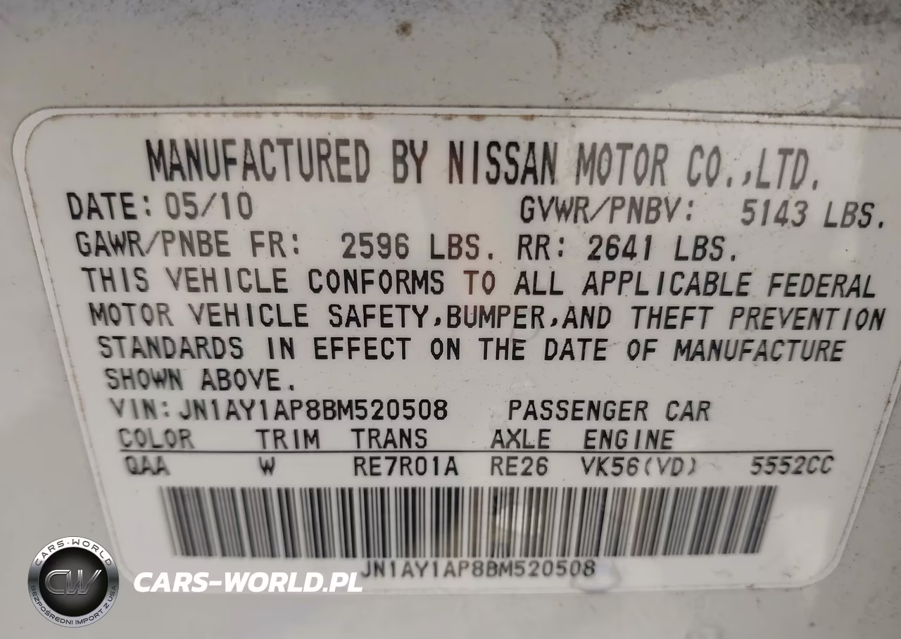 2011 Infiniti M56 VIN:JN1AY1AP8BM520508 - 9