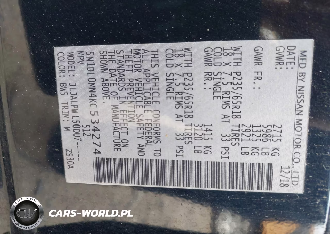 2019 Infiniti Qx60 Pure VIN:5N1DL0MN4KC534274 - 9