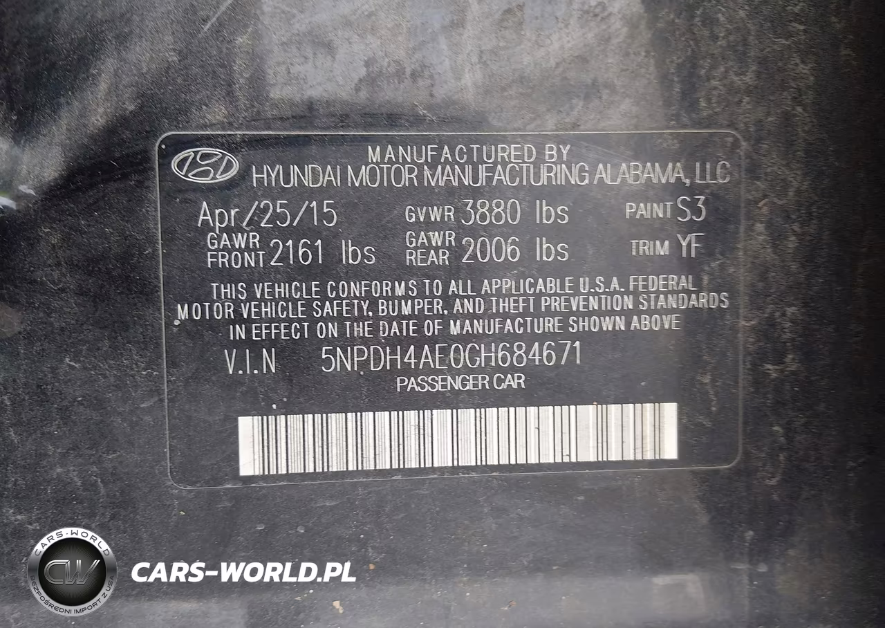 2016 Hyundai Elantra Se VIN:5NPDH4AE0GH684671 - 9