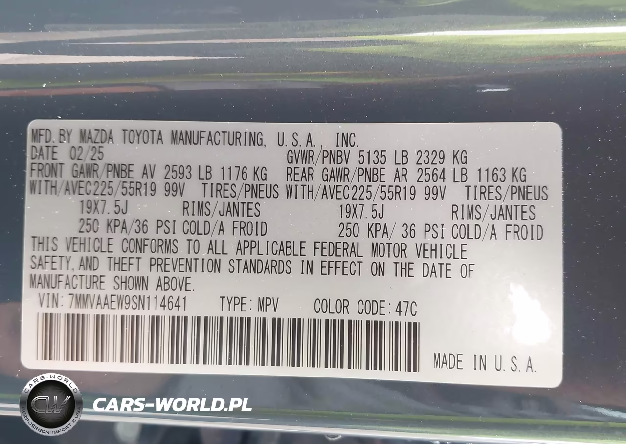 2025 Mazda Cx-50 Hybrid Premium Plus Package VIN:7MMVAAEW9SN114641 - 9