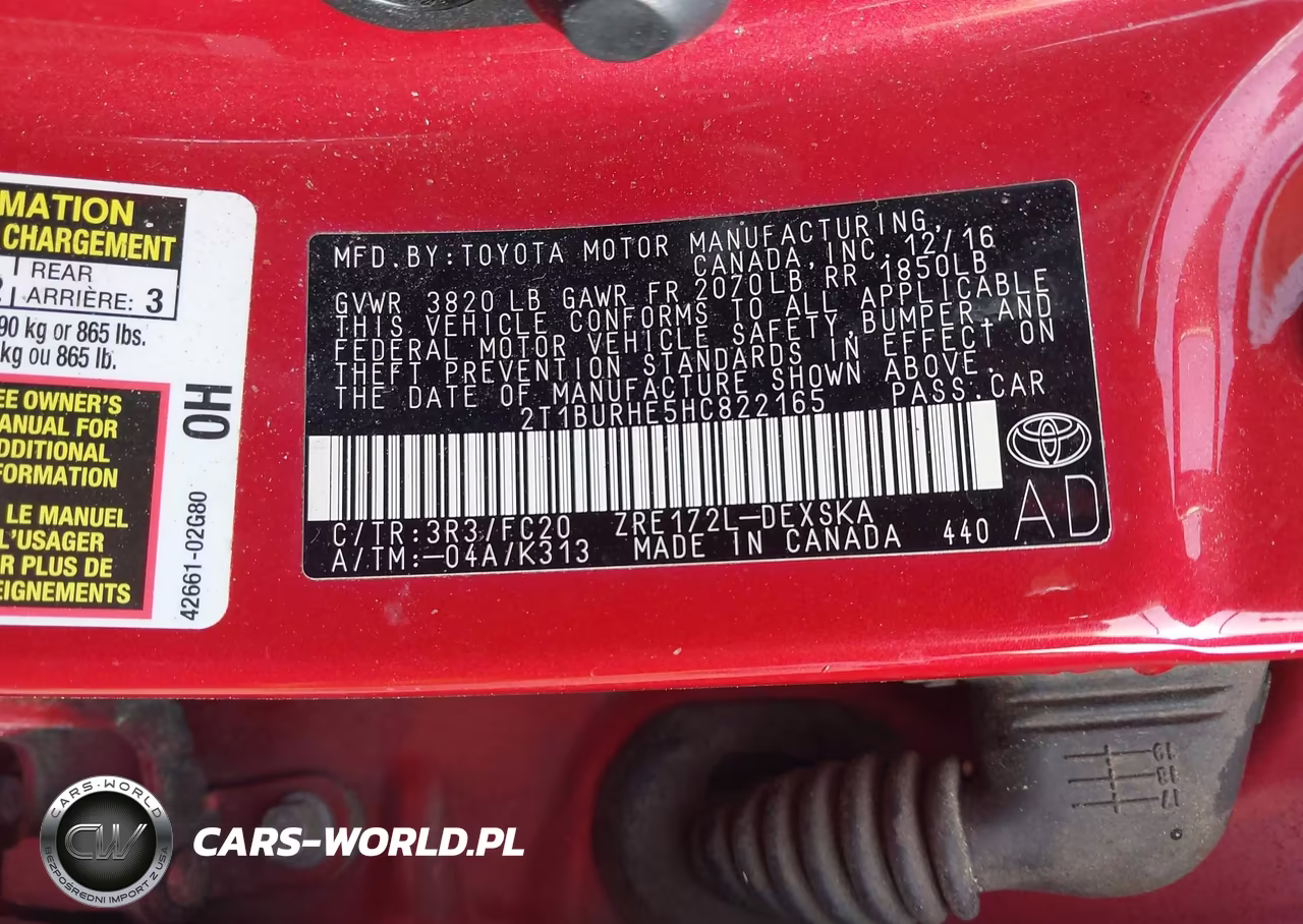 2017 Toyota Corolla Se VIN:2T1BURHE5HC822165 - 9