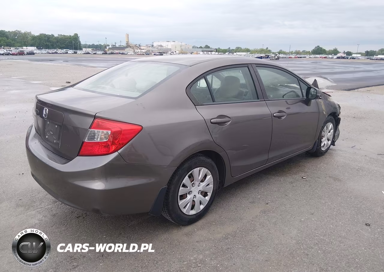 2012 Honda Civic Lx VIN:19XFB2F5XCE013594 - 4