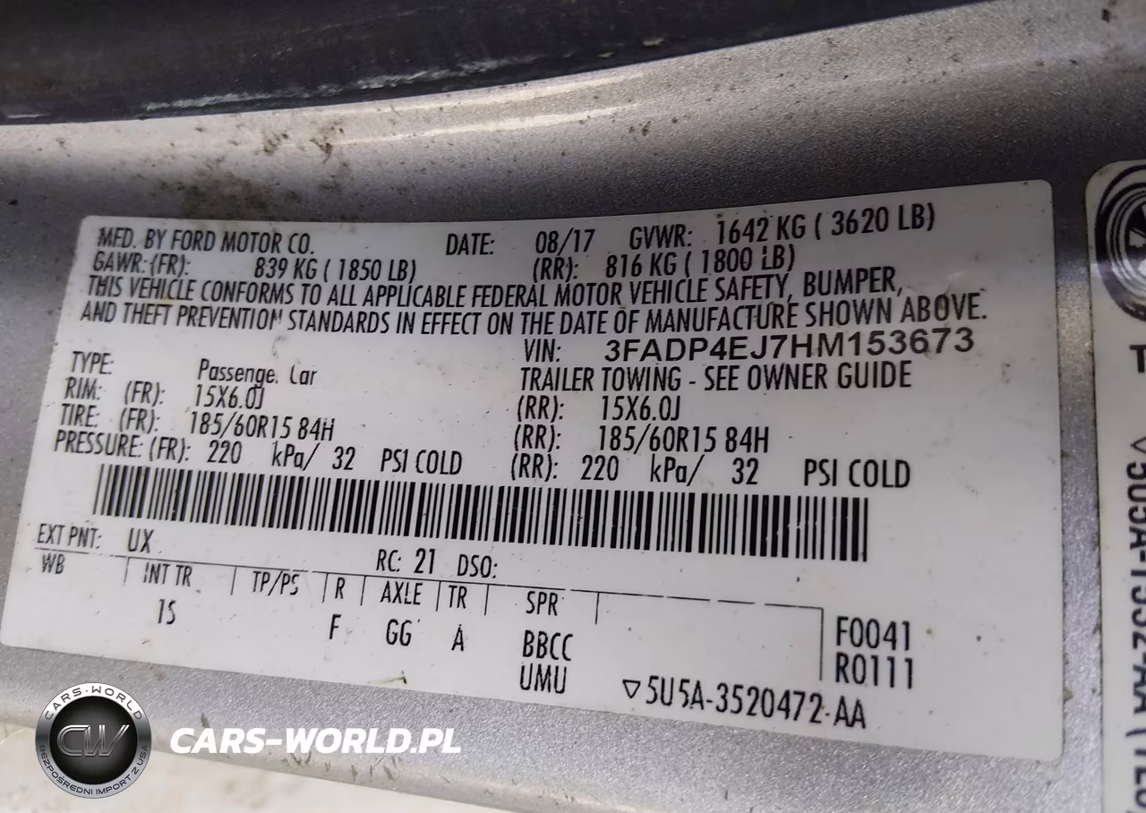 2017 Ford Fiesta Se VIN:3FADP4EJ7HM153673 - 9