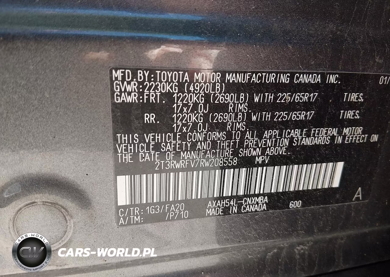 2024 Toyota Rav4 Hybrid Xle VIN:2T3RWRFV7RW208558 - 9