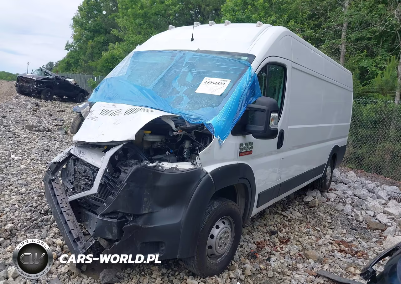 2021 Ram Promaster 3500 Cargo Van High Roof 159 Wb Ext VIN:3C6MRVJG4ME561886 - 2
