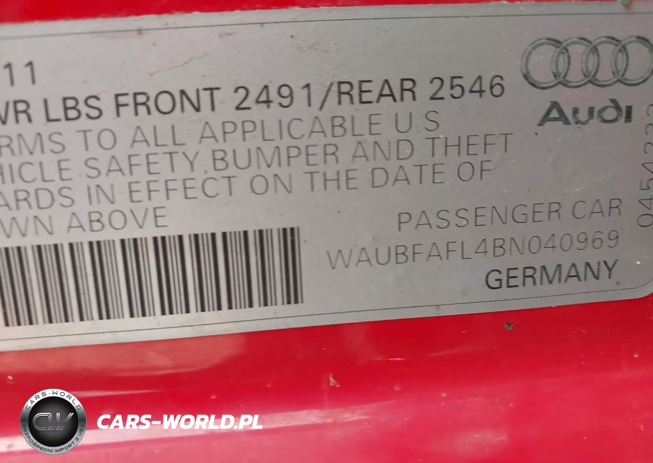 2011 Audi A4 2.0T Premium VIN:WAUBFAFL4BN040969 - 9