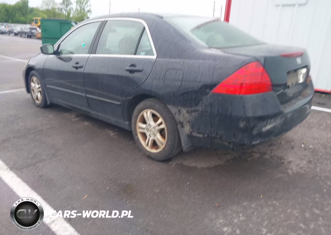 2007 Honda Accord 2.4 Se VIN:1HGCM56387A173660 - 3