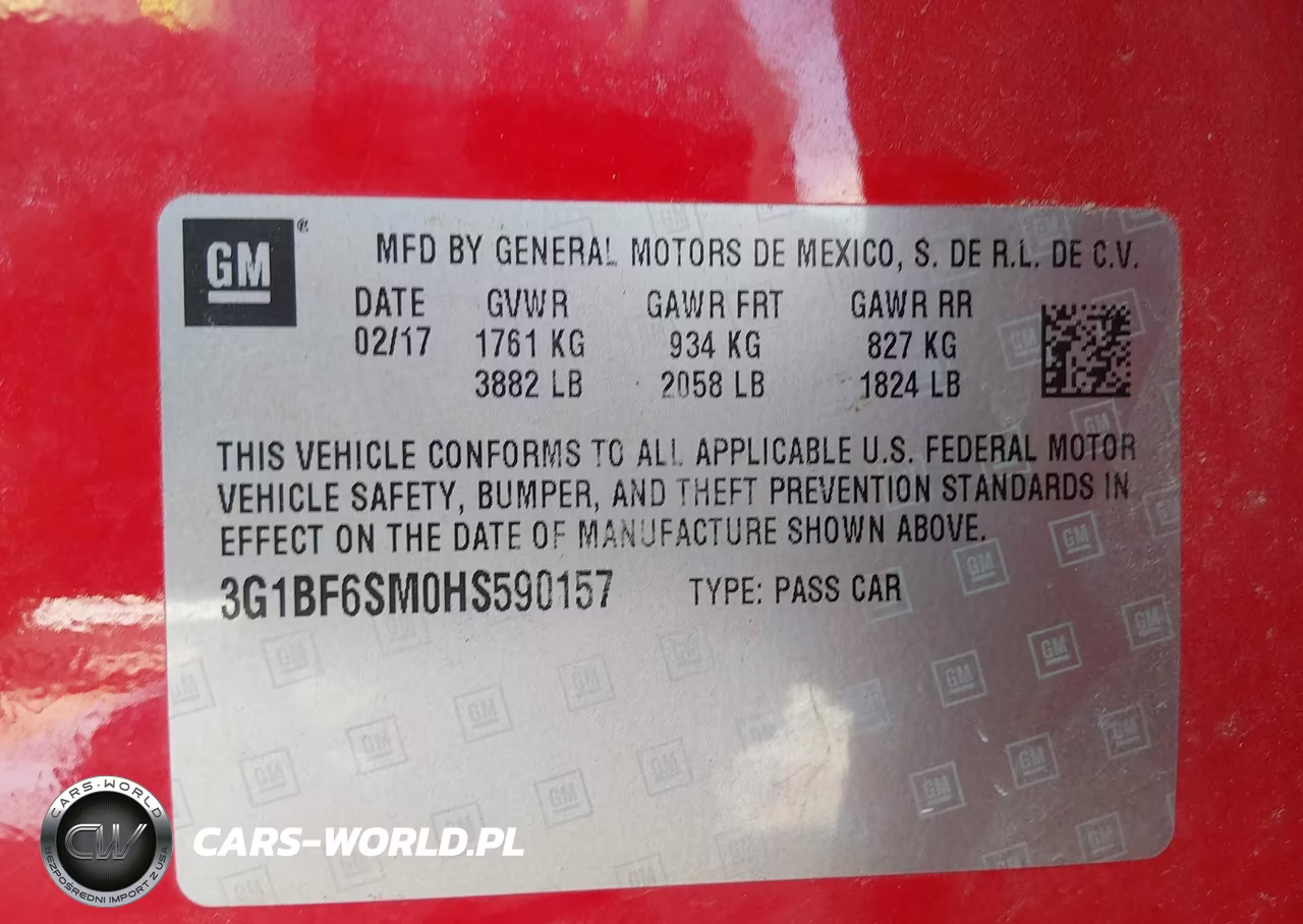 2017 Chevrolet Cruze Premier Auto VIN:3G1BF6SM0HS590157 - 9