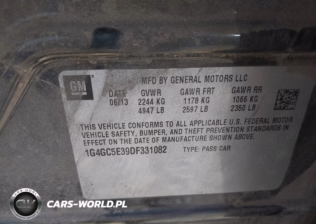 2013 Buick Lacrosse Leather Group VIN:1G4GC5E39DF331082 - 9
