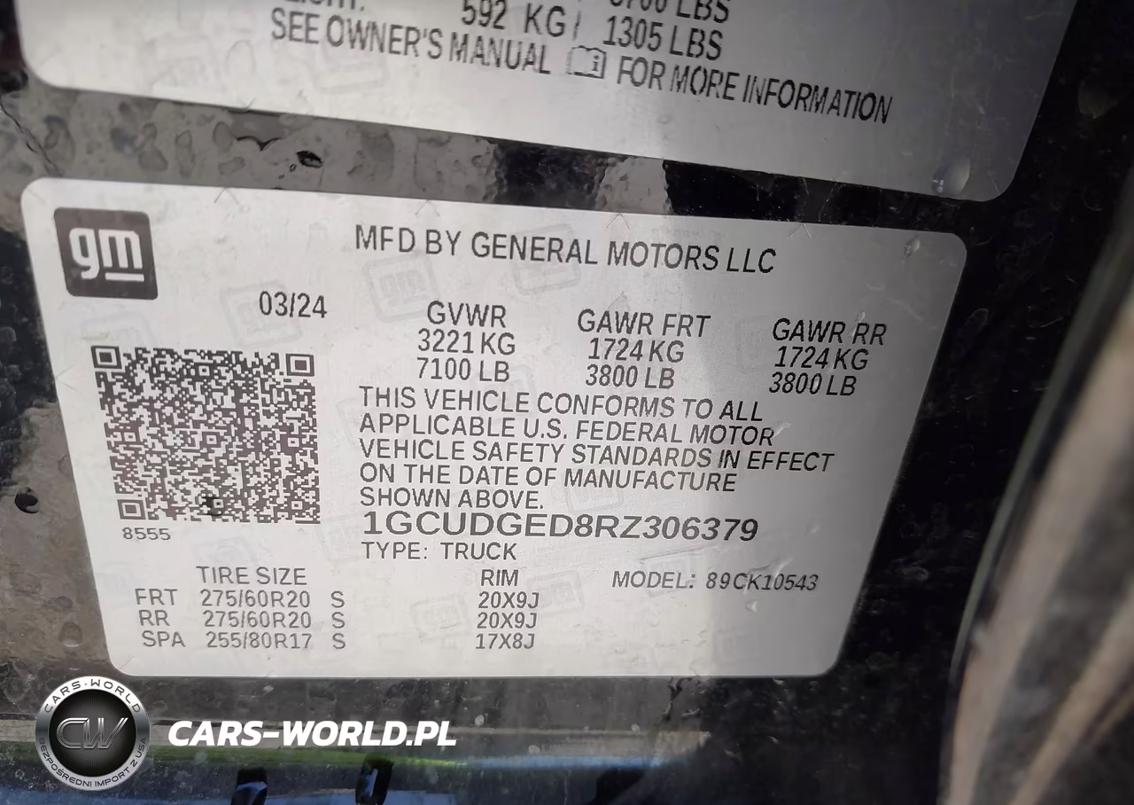 2024 Chevrolet Silverado 1500 4Wd Short Bed Ltz VIN:1GCUDGED8RZ306379 - 9