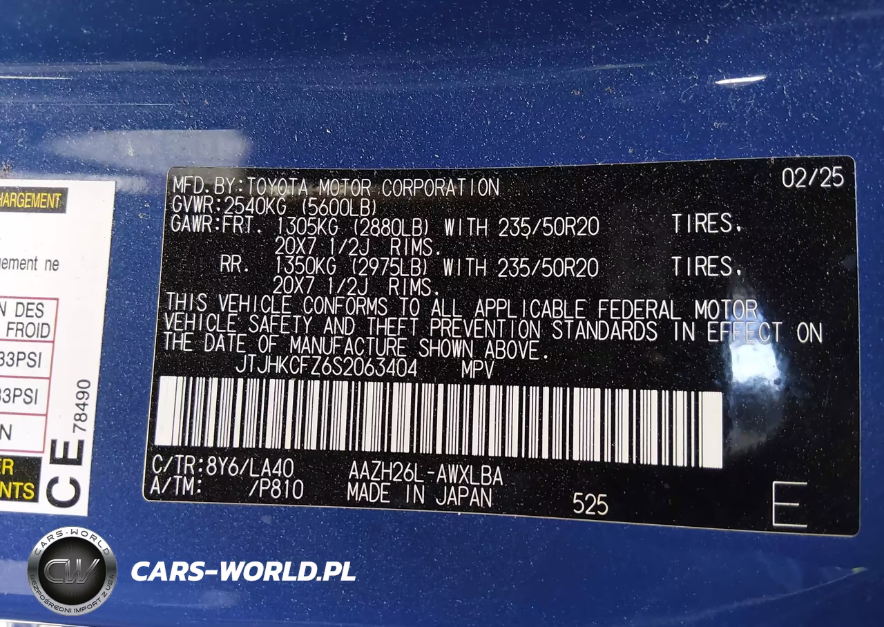 2025 Lexus Nx 450H+ Luxury VIN:JTJHKCFZ6S2063404 - 9