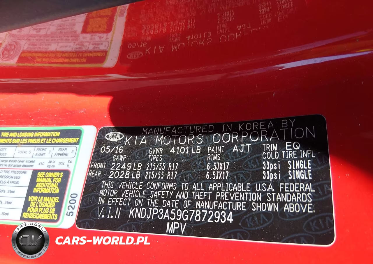2016 Kia Soul + VIN:KNDJP3A59G7872934 - 9