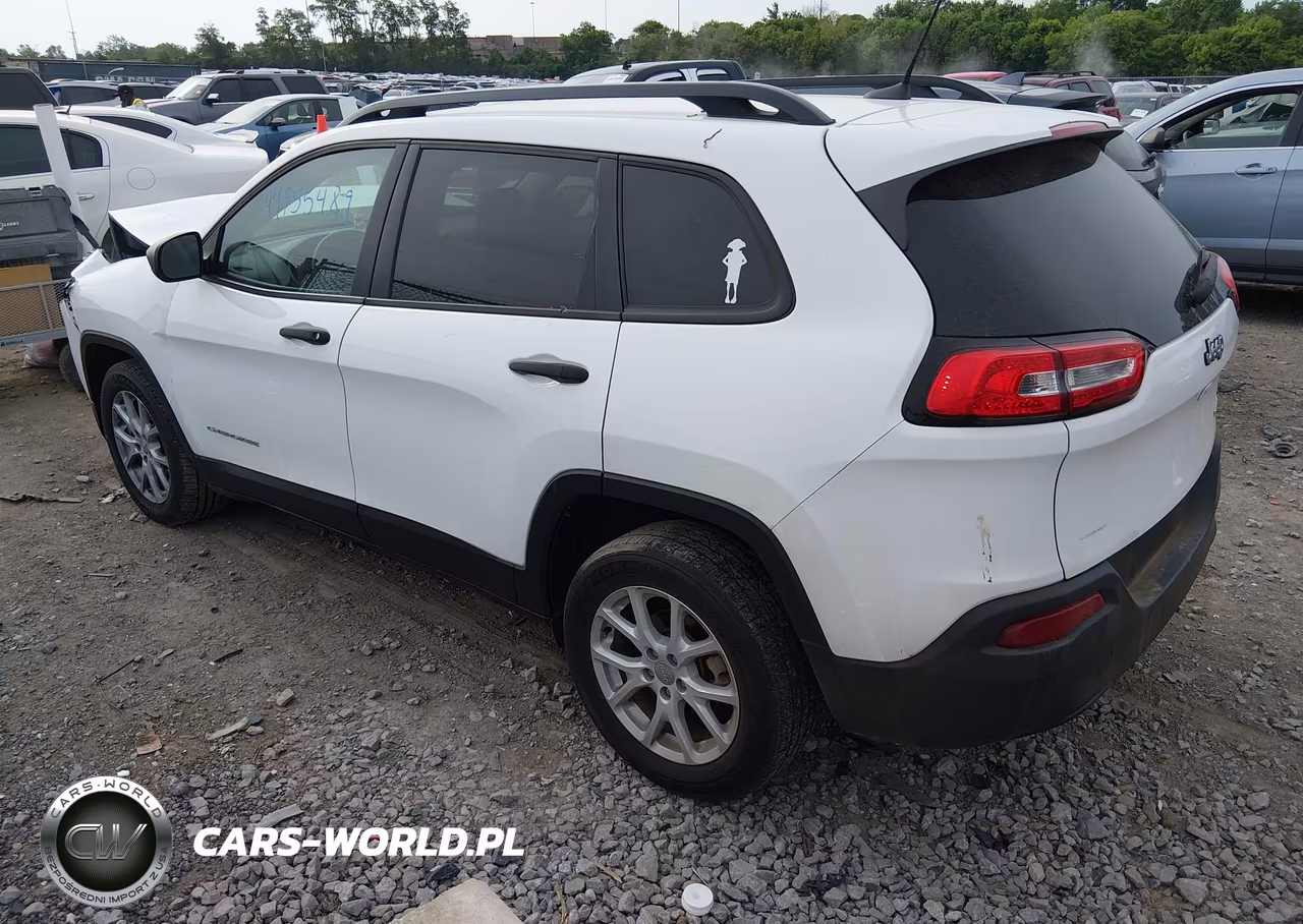 2017 Jeep Cherokee Sport Fwd VIN:1C4PJLAB8HW661345 - 3