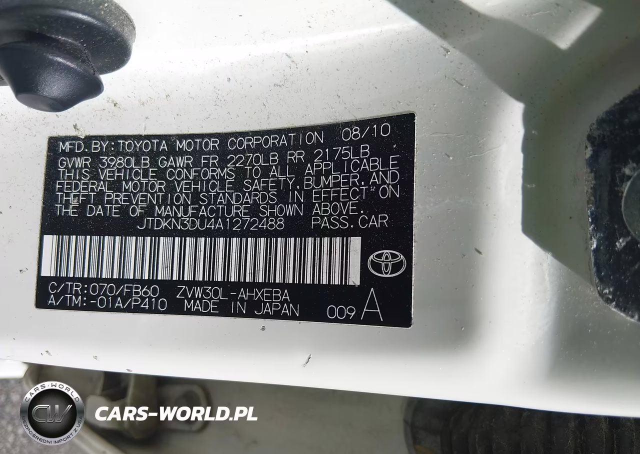 2010 Toyota Prius Iii VIN:JTDKN3DU4A1272488 - 9